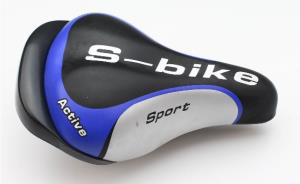 Siodło dziecięce 16/20 niebieskie/czerwone S-Bike