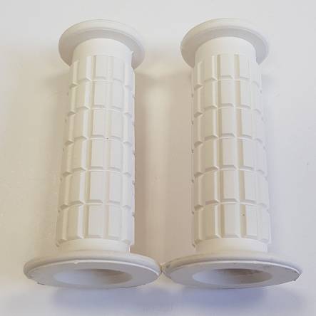 Chwyt BMX PVC biały  0431