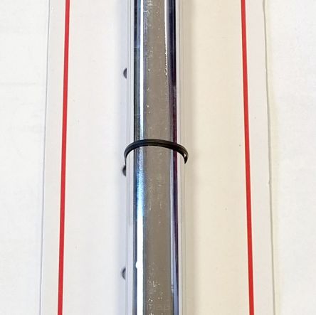 Wspornik siodła 25.4x400 JB-8540 srebrny