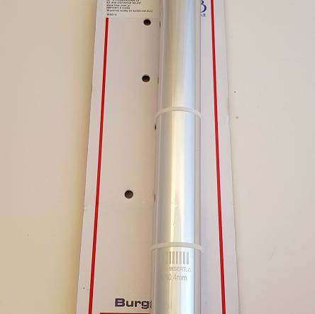 Wspornik siodła alu. 30.4x350 mm sreb/czarny