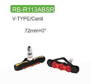 Klocki h-ca V-brake 72mm symetryczne   RB-R113ABSR