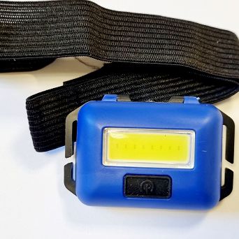 Lampa przednia czołowa LED 3 funkcje na baterię