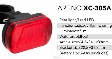 Lampa tylna 3 LED 3Lm XC-305A