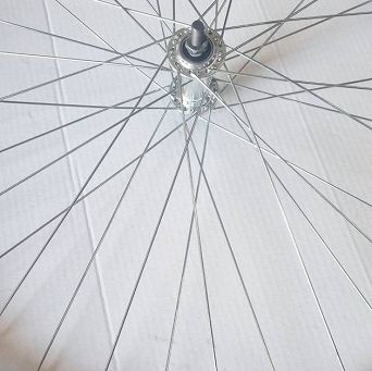 Koło przednie 26 alu stożek piasta stal