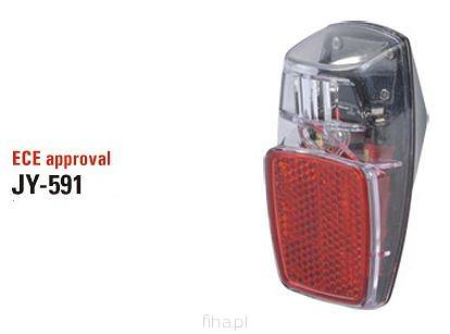 Lampa tylna na baterie na błotnik 1 LED JY-591 