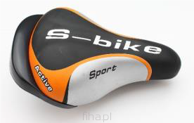Siodło dziecięce 16/20 pomarańczowe S-Bike