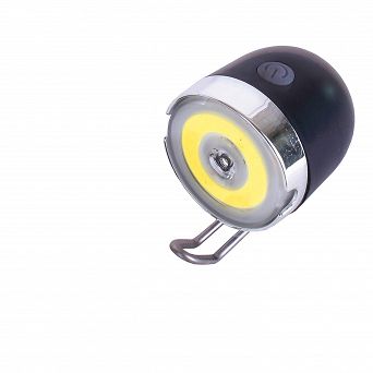 Lampa przednia Retro czarna diody COB 2 funkcje
