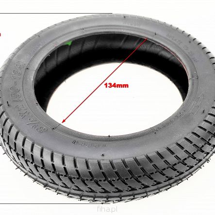 Opona 8 1/2x2 50-134 czarna
