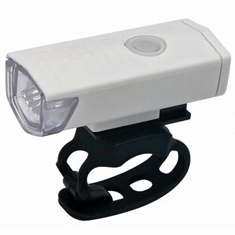 Lampa przednia 5 diod ład.USB biała