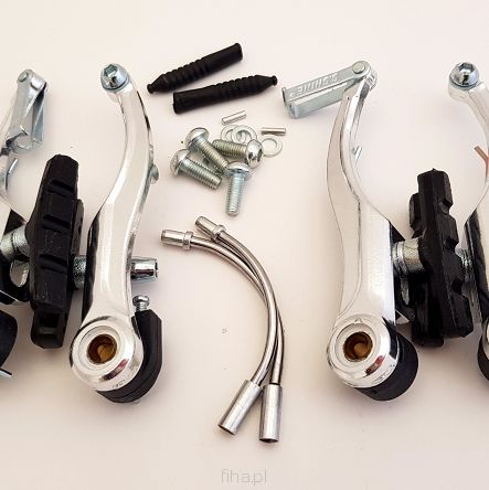 Szczęka hamulca V-brake alum srebrna
