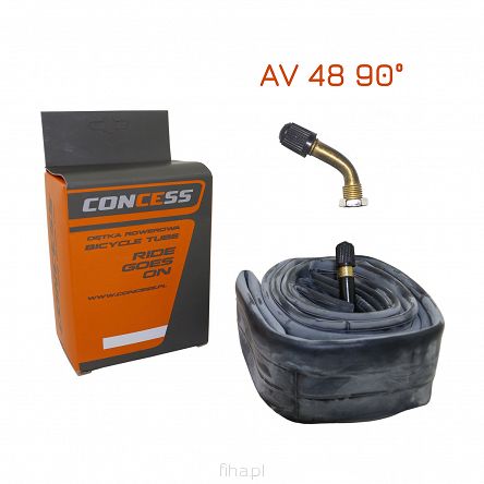 Dętka 12x1/2x2 1/4  AV 48mm 90' Concess
