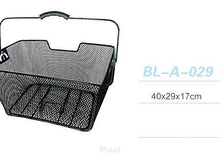 Koszyk tylny siatka 40x29x17 czarny    BL-A-029