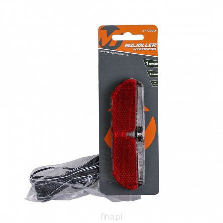 Lampa tył JY-556M na dynamo na bagażnik z podtrzym