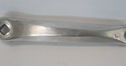 Korba lewa alu.COMFORT 170mm srebrna